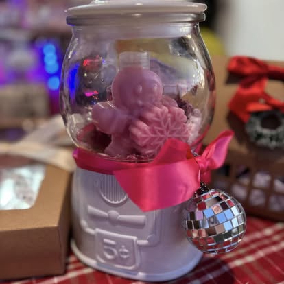Christmas Gumball Jar