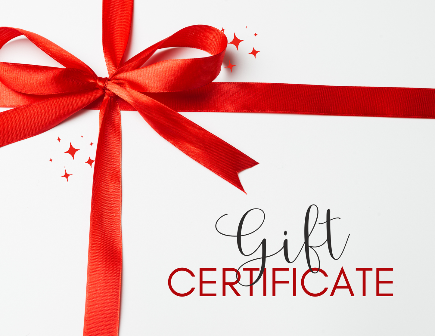 Online Gift Certificate